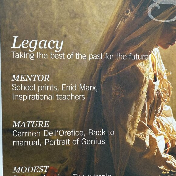 Selvedge Magazine Legacy Issue 44 Jan Feb 2012 Textiles Fashion - Picture 2 of 10
